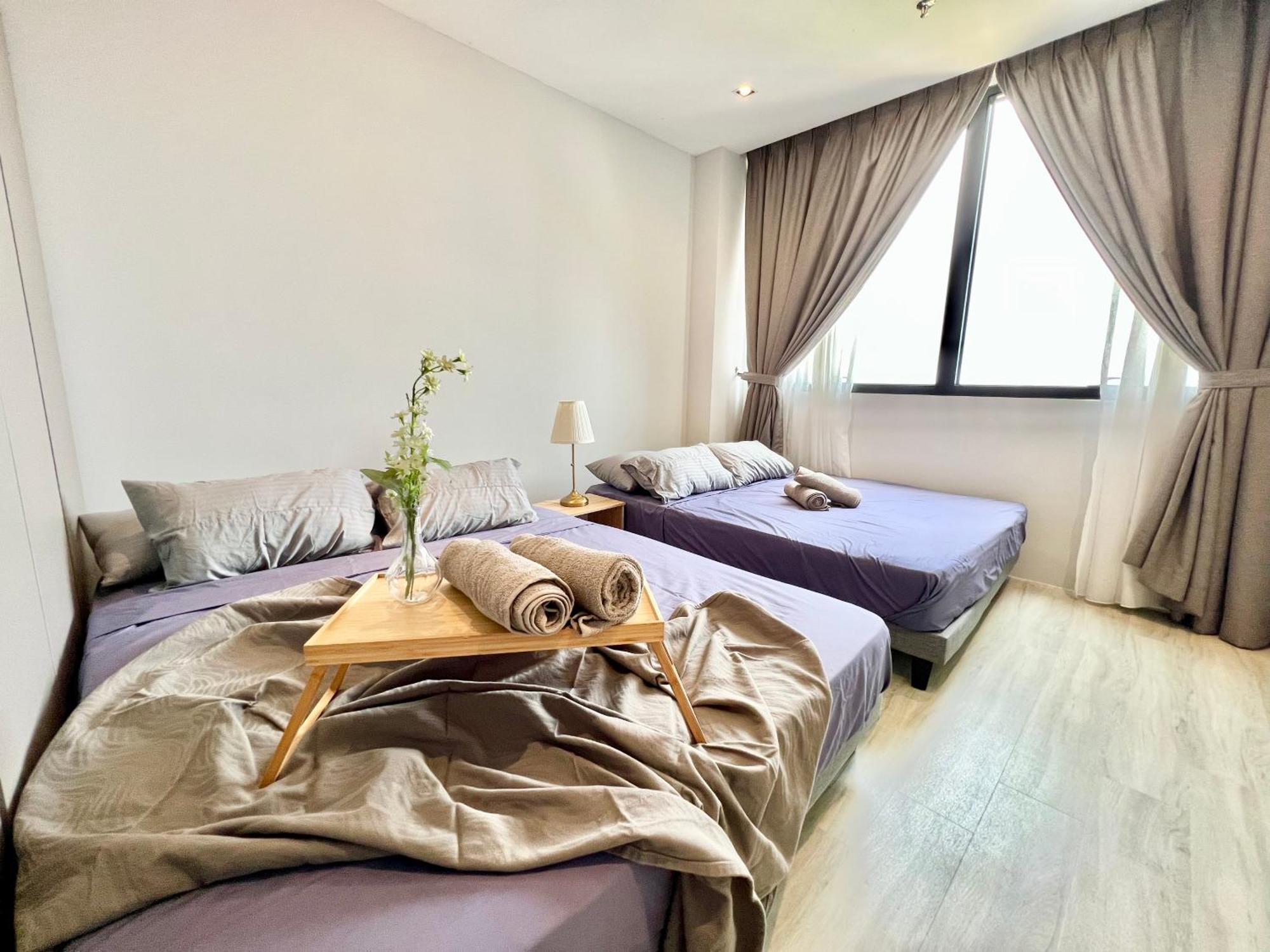Lc 1-10pax 3room Cozy 4qbed Wifi Tv Tropicana Apartment Petaling Jaya