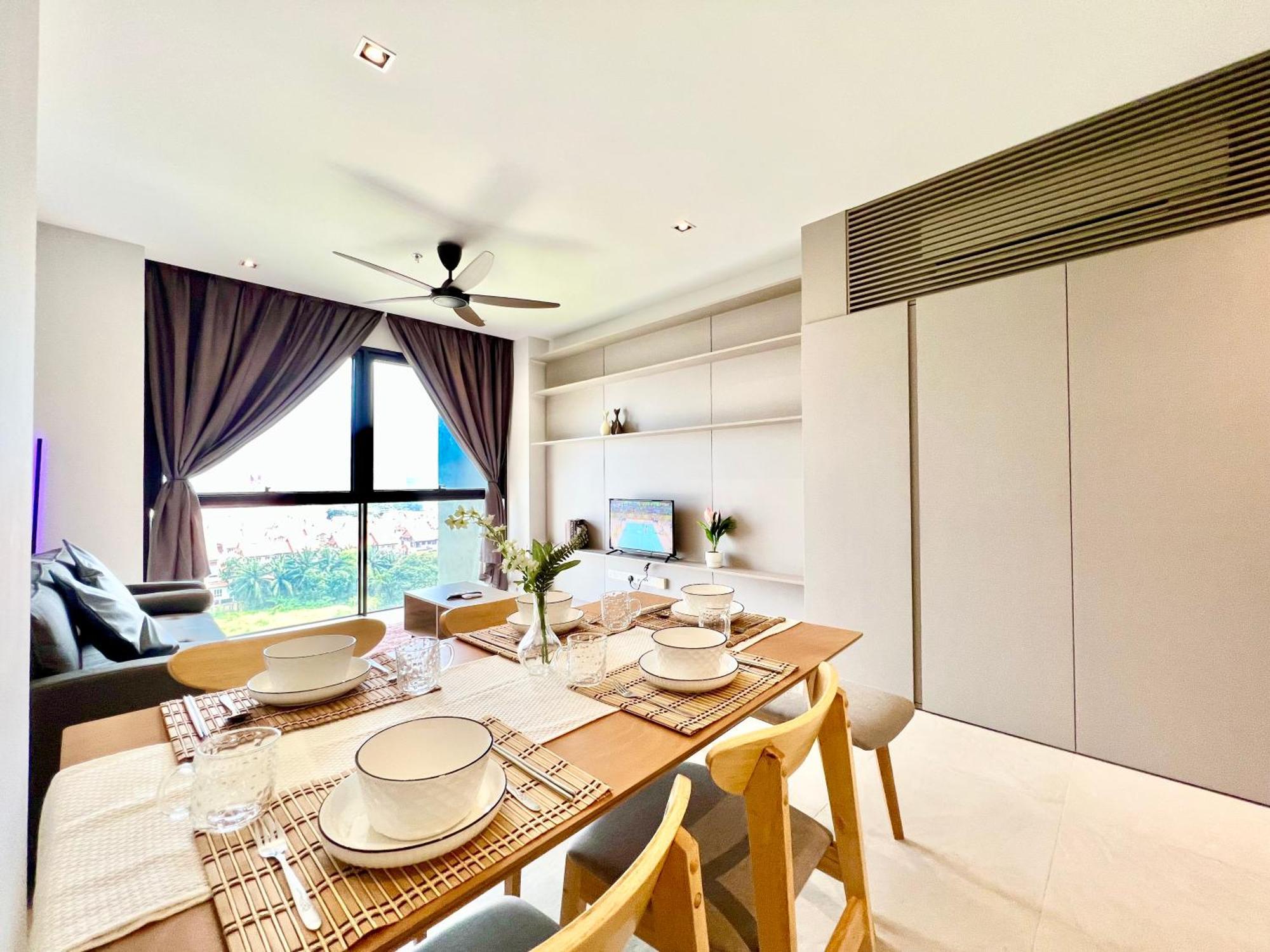 Apartment Lc 1-10pax 3room Cozy 4qbed Wifi Tv Tropicana *