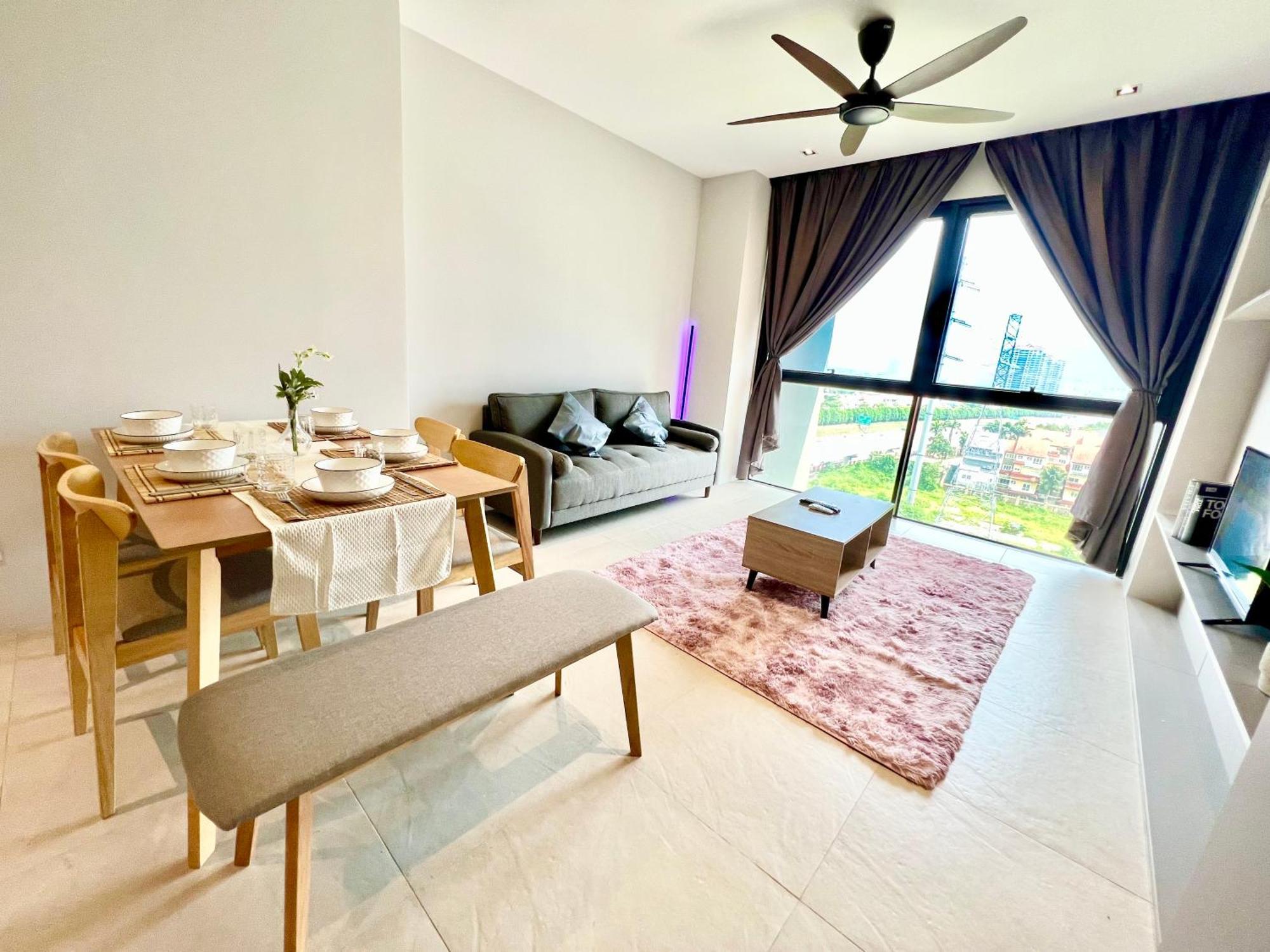 Apartment Lc 1-10pax 3room Cozy 4qbed Wifi Tv Tropicana *